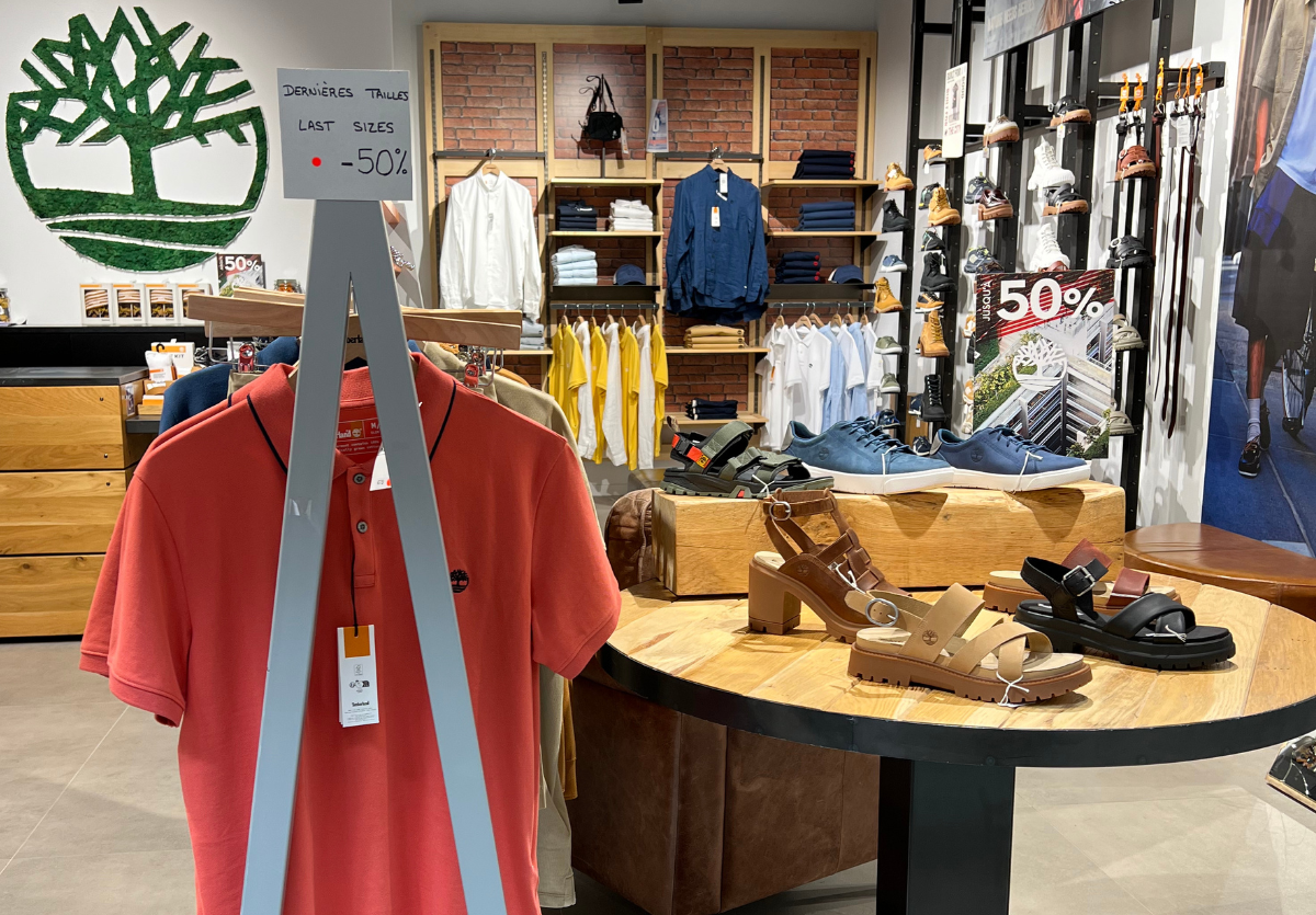 Jusqu’à -50% chez Timberland