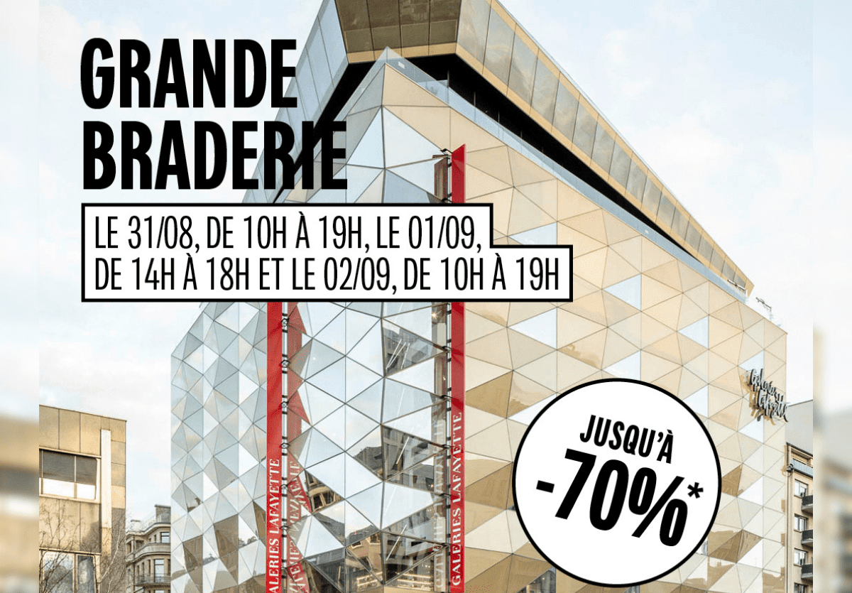 Ce week-end, les Galeries passent en mode Braderie !